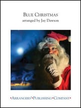 Blue Christmas Concert Band sheet music cover